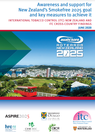 Awareness and support for New Zealand’s Smokefree 2025 goal and key